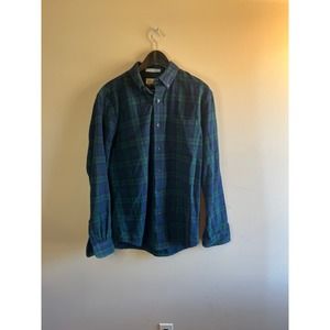 L.L. Bean Plaid Flannel‎ Shirt - Mens Medium